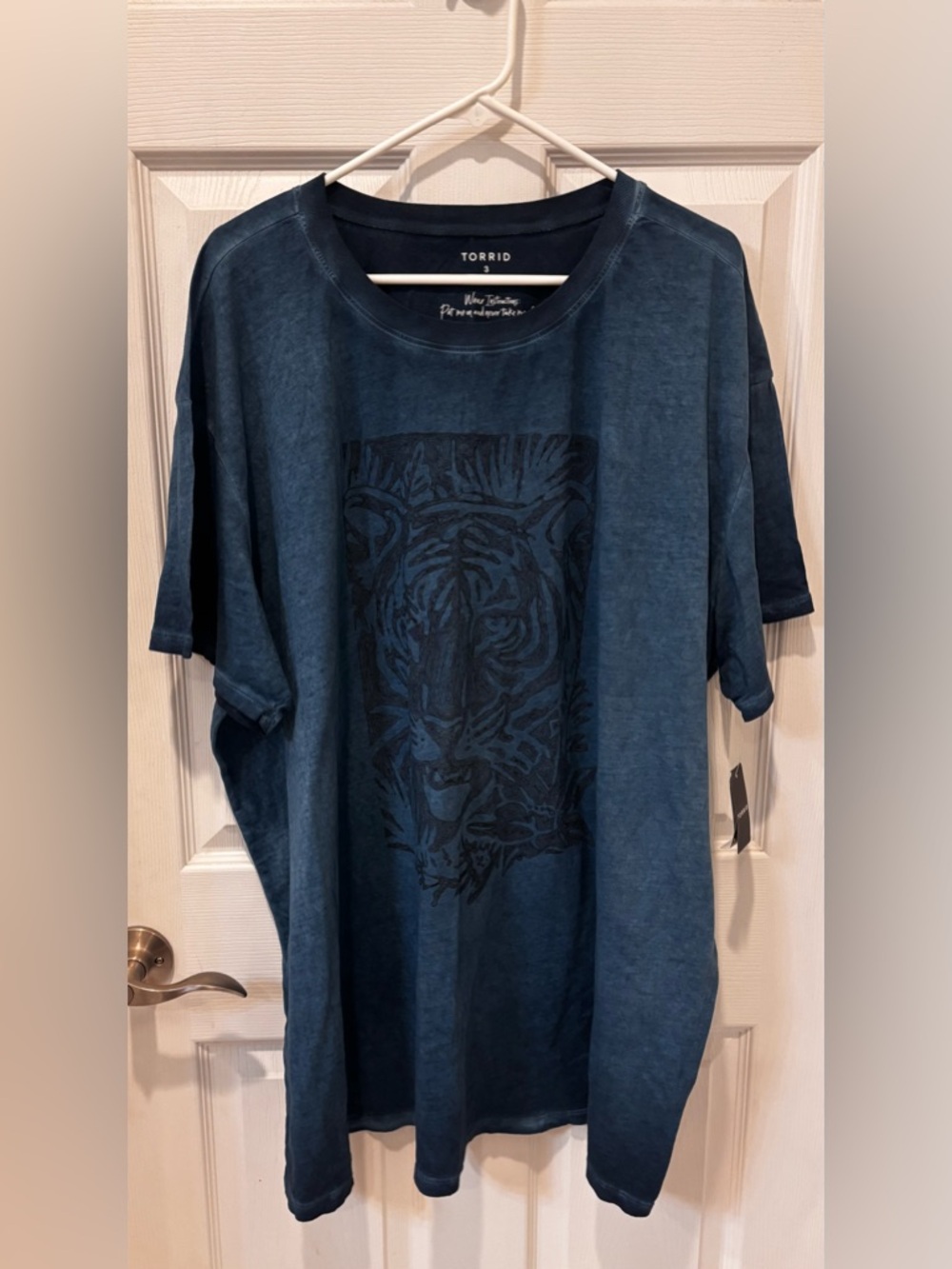 Torrid Relaxed Fit Dark Teal ‎ Graphic Tee